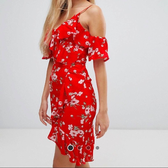 asos parisian floral dress
